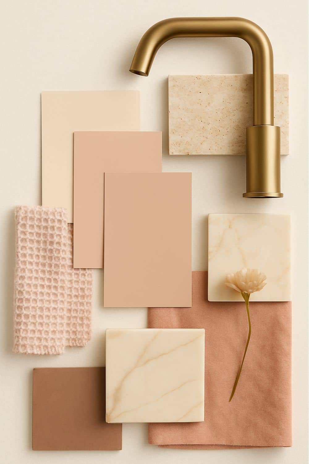 Blush & Nude Interior Materialboard Moodboard