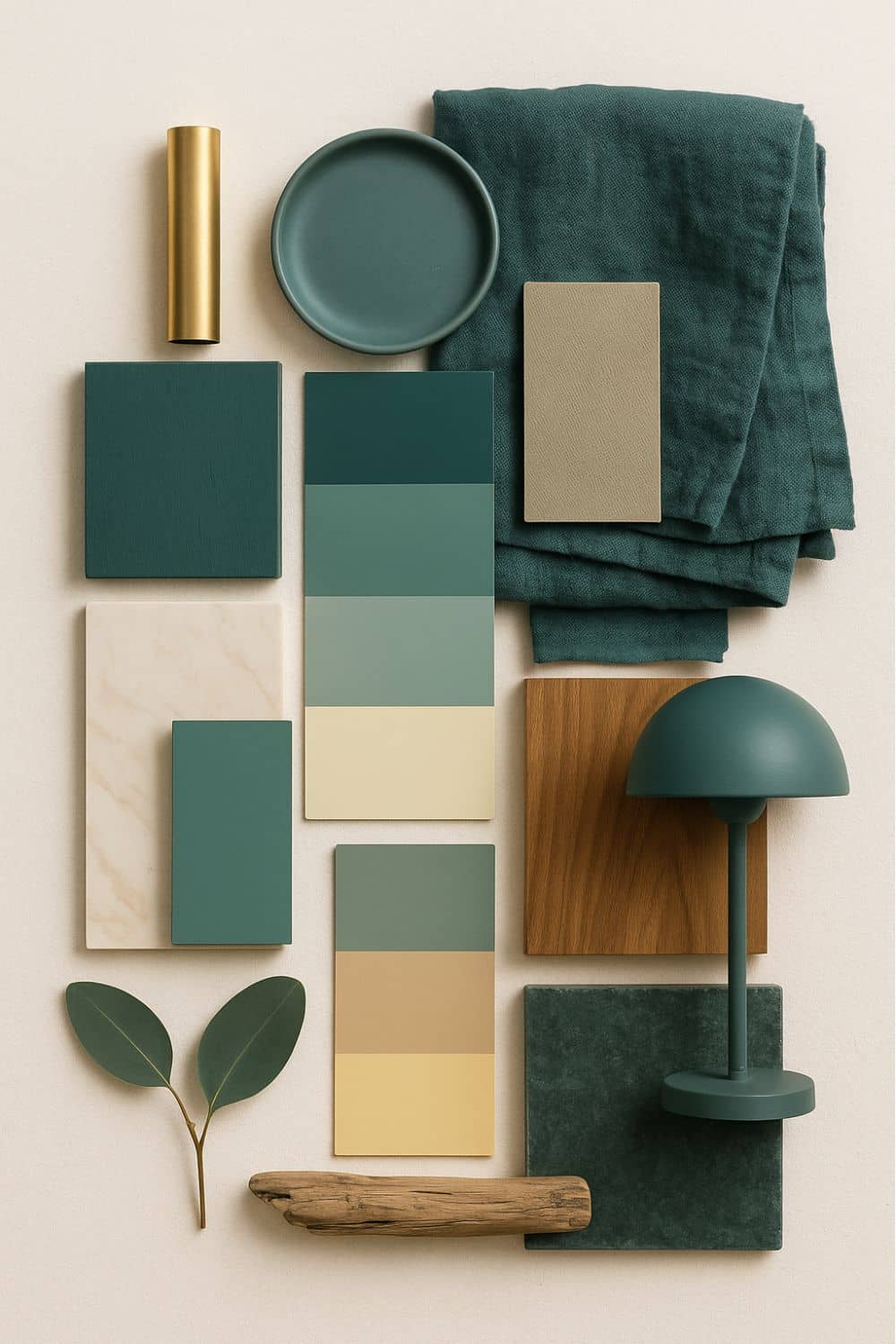 Petrol Interior Materialboard Moodboard