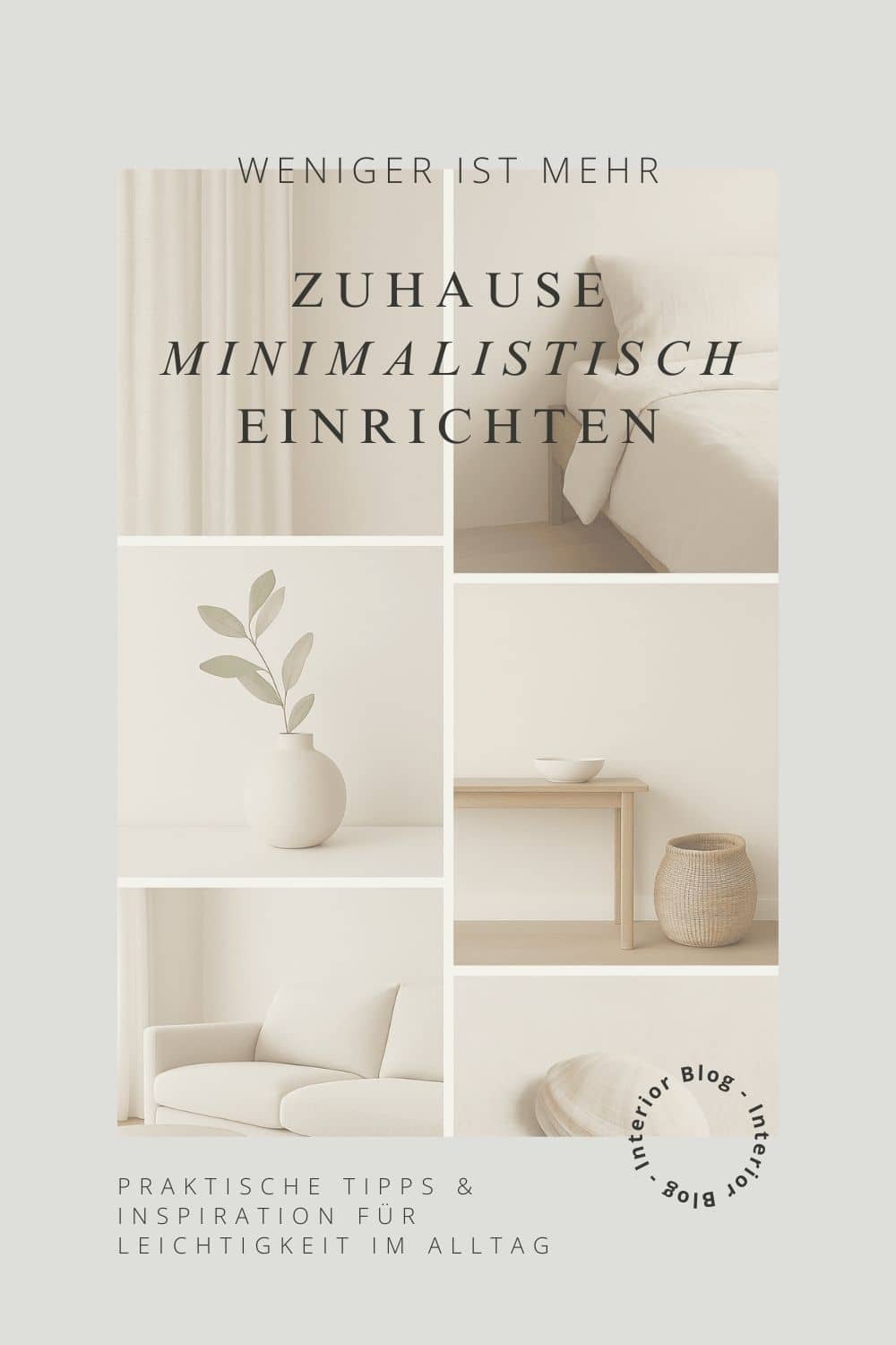 Minimalistisch eingerichtetes Zuhause mit klaren Linien, freien Flächen und harmonischer Farbpalette